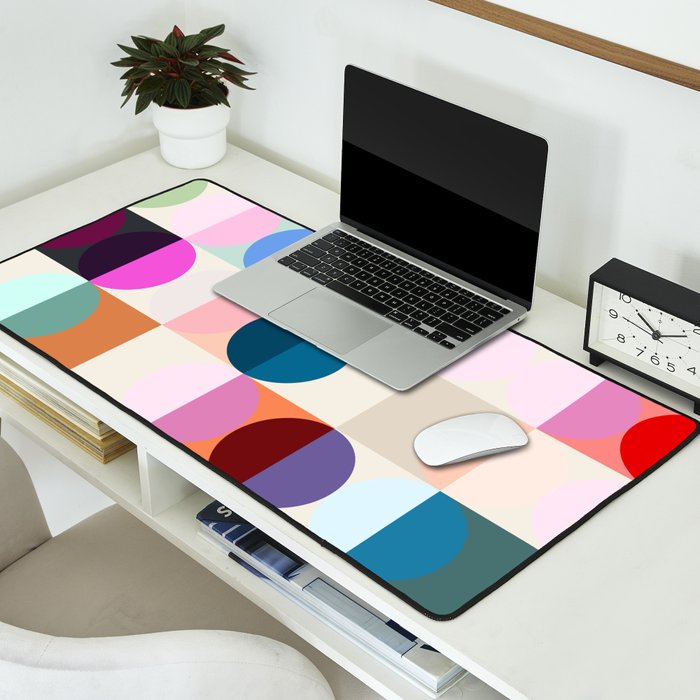 Confetti Checkerboard Desk Mat Gallery Image 2