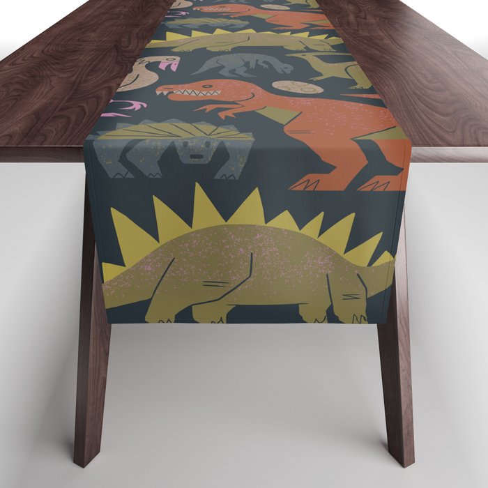 Jurassic Friends (Dark) Table Runner Gallery Image 1