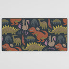 Jurassic Friends (Dark) Desk Mat Gallery Image 3
