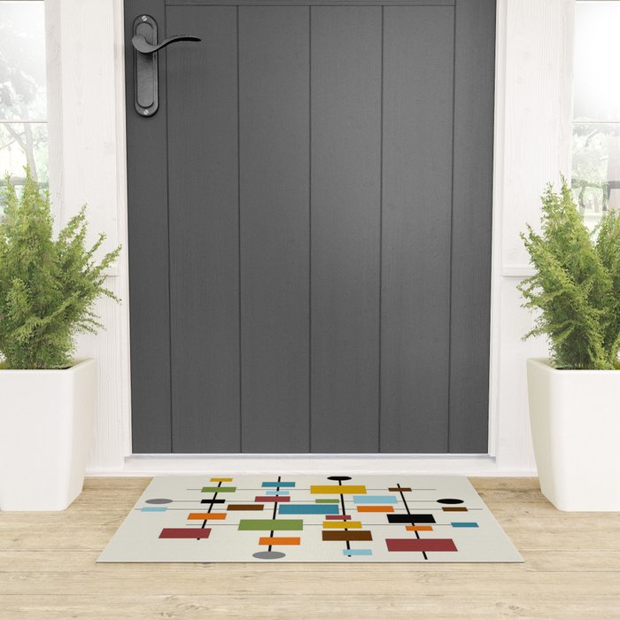 Mid-Century Modern Art 1.3 Welcome Mat Gallery Image 3