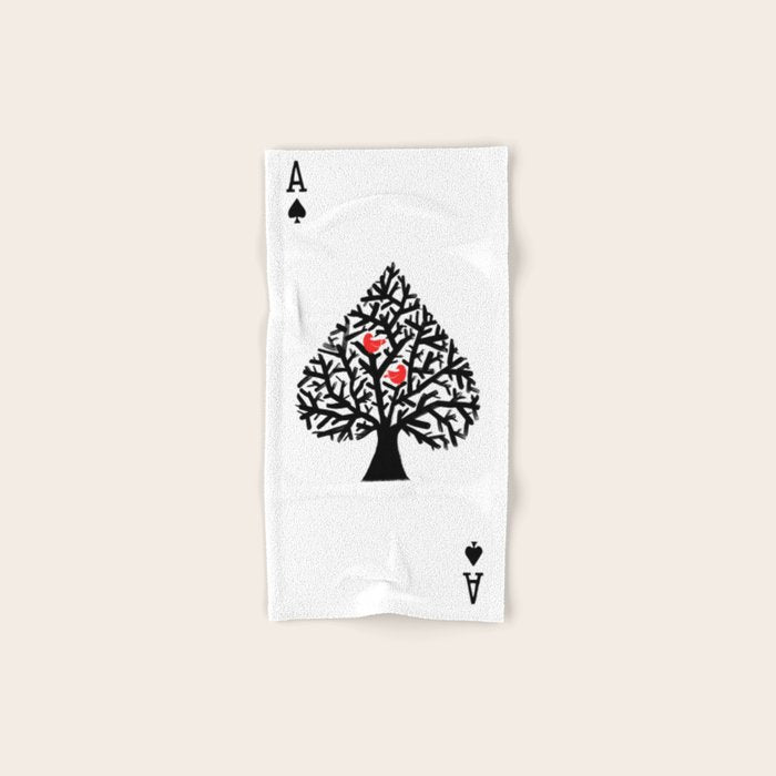 Ace of spade Bath Towel Gallery Image 1