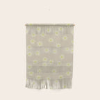 Tiny Flowers / Beige & Lime Wall Hanging Gallery Image 1