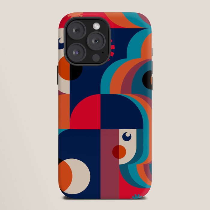 Girls in Colorful Shadows iPhone Case Gallery Image 12