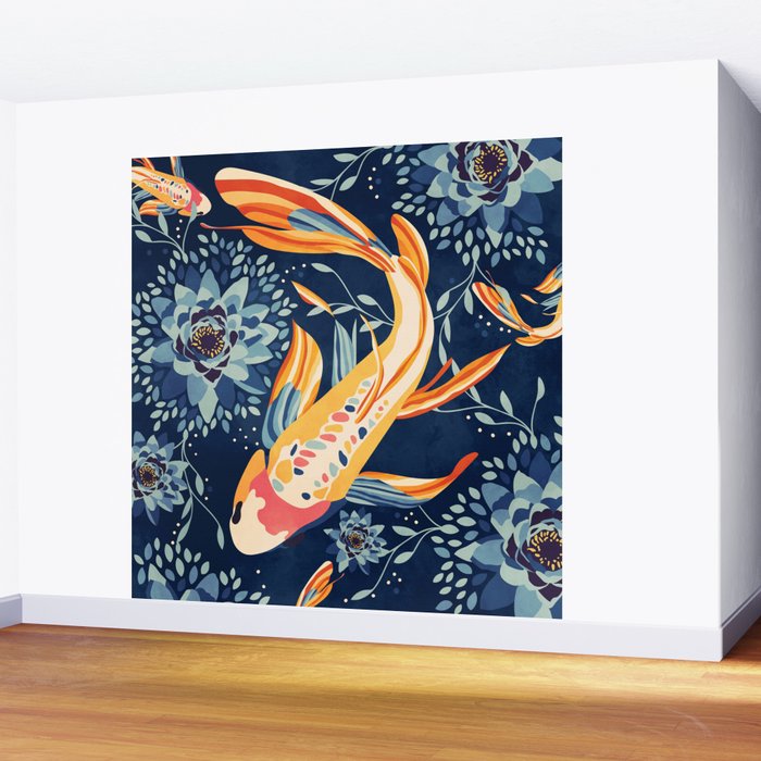 The Lotus Pond Wall Mural Gallery Image 2