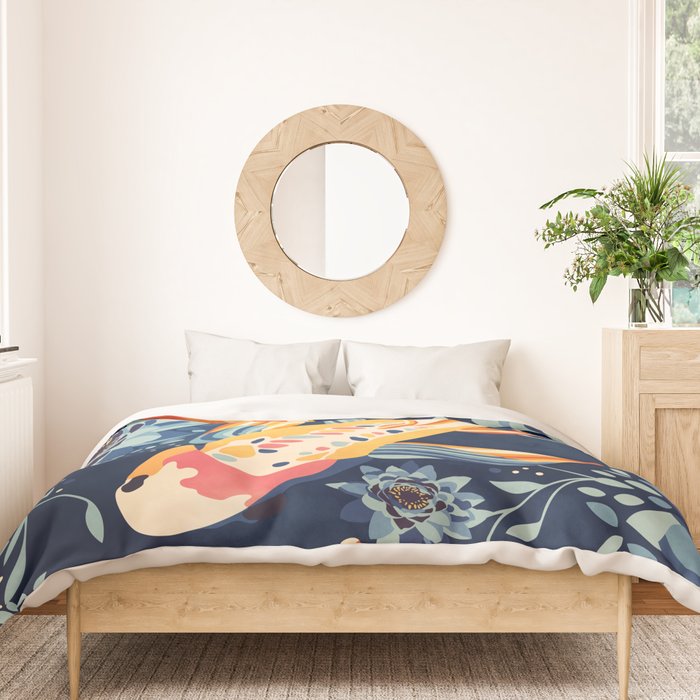 The Lotus Pond Duvet Cover Gallery Image 3