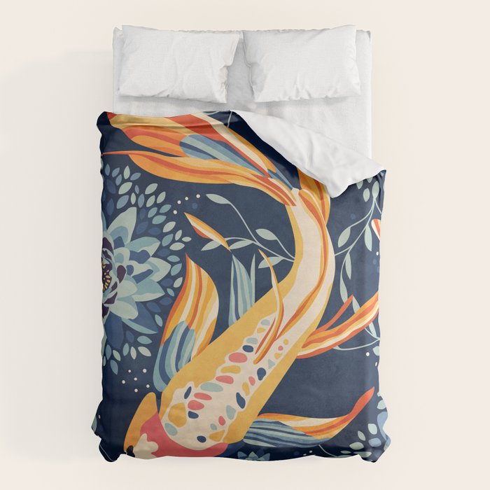 The Lotus Pond Duvet Cover Gallery Image 6