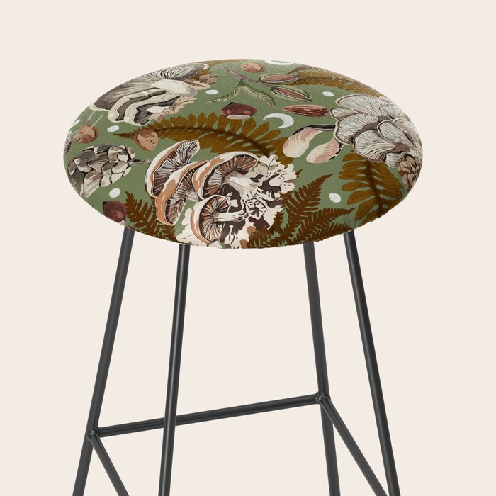 Mushrooms in moon forest G Stool Gallery Image 2