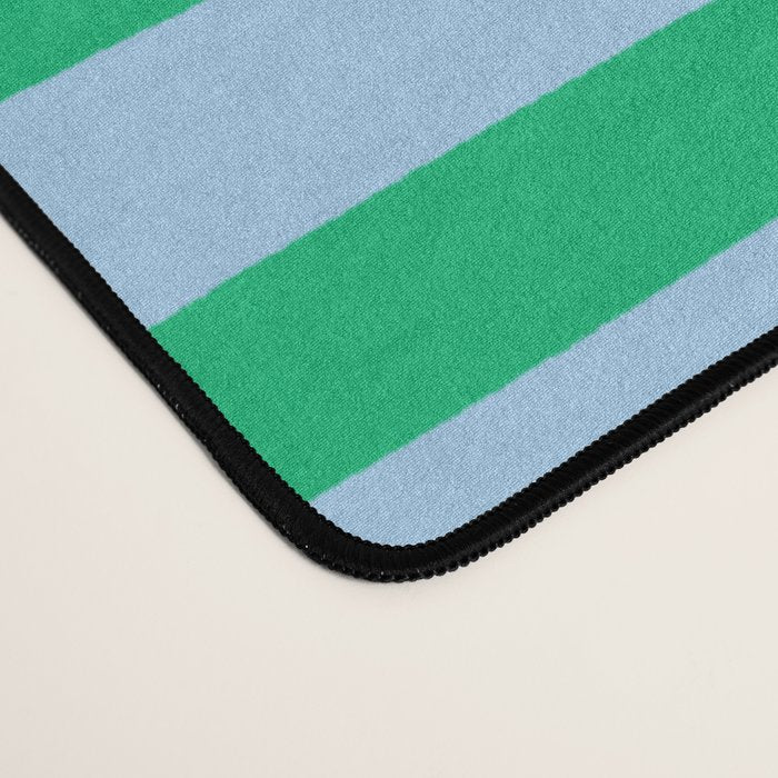 Wavy Zebra Green Desk Mat Gallery Image 4