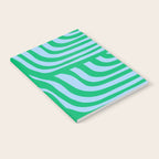 Wavy Zebra Green Notebook Gallery Image 2