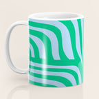 Wavy Zebra Green Coffee Mug Gallery Image 3