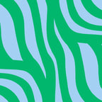 Wavy Zebra Green Coffee Mug Gallery Image 2