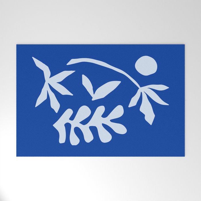 Chathams Blue Collage: Paper Cutouts Matisse Edition  Welcome Mat Gallery Image 1