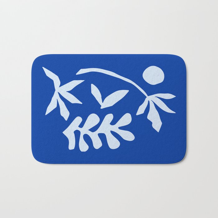 Chathams Blue Collage: Paper Cutouts Matisse Edition  Bath Mat Gallery Image 1