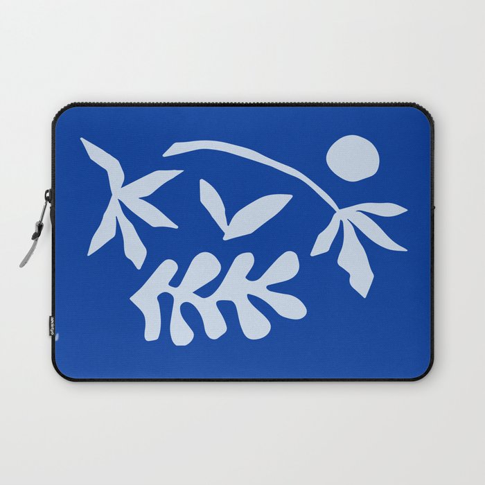 Chathams Blue Collage: Paper Cutouts Matisse Edition  Laptop Sleeve Gallery Image 1