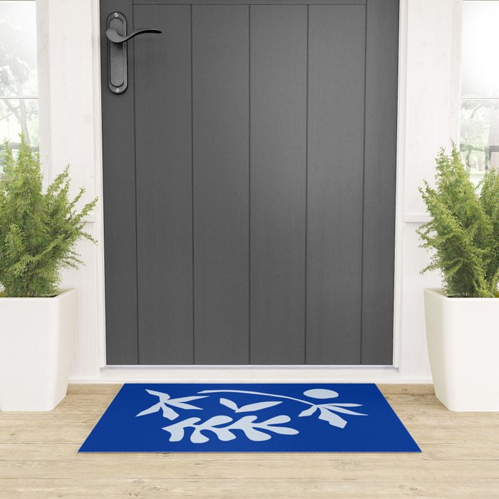 Chathams Blue Collage: Paper Cutouts Matisse Edition  Welcome Mat Gallery Image 3