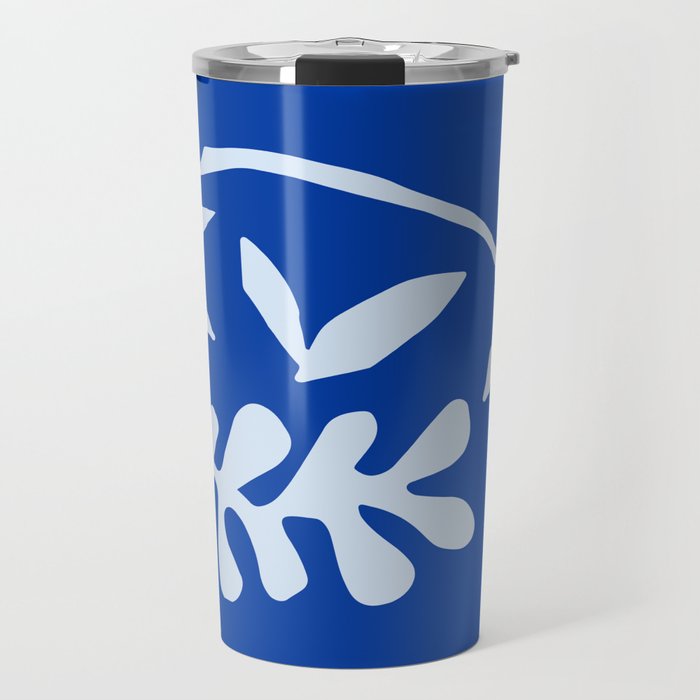 Chathams Blue Collage: Paper Cutouts Matisse Edition  Travel Mug Gallery Image 1
