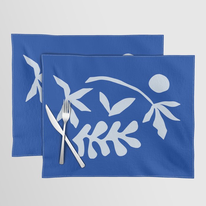 Chathams Blue Collage: Paper Cutouts Matisse Edition  Placemat Gallery Image 1