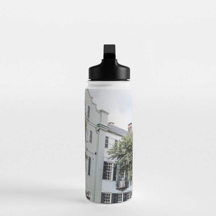 Rainbow Row No. 1 Colorful Charleston Photography Water Bottle Gallery Image 3