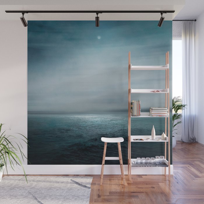 Sea Under Moonlight Wall Mural Gallery Image 1