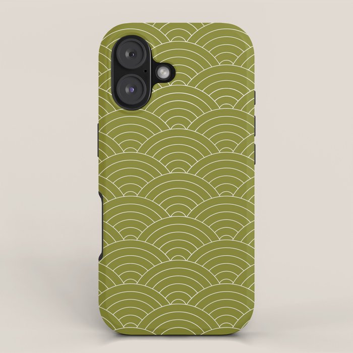Waves (Matcha) iPhone Case Gallery Image 1