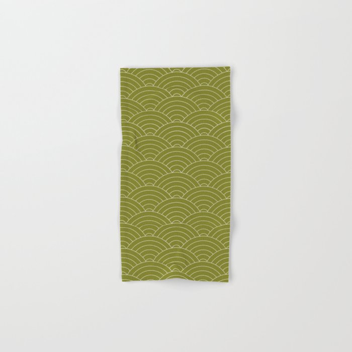 Waves (Matcha) Bath Towel Gallery Image 1