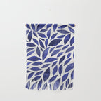 Diamond Leaves â Navy Wall Hanging Gallery Image 1