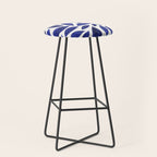 Diamond Leaves â Navy Stool Gallery Image 1