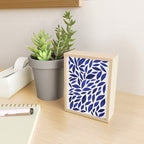 Diamond Leaves â Navy Mini Art Print Gallery Image 2