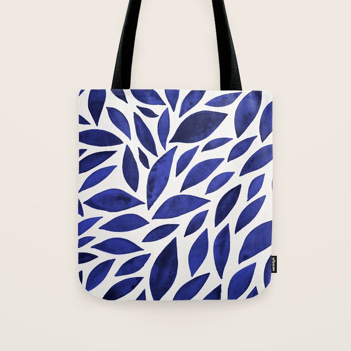 Diamond Leaves â Navy Tote Bag Gallery Image 1