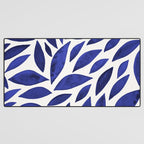 Diamond Leaves â Navy Desk Mat Gallery Image 3