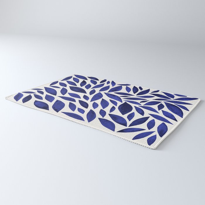 Diamond Leaves â Navy Rug Gallery Image 3