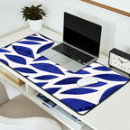 Diamond Leaves â Navy Desk Mat Gallery Image 2