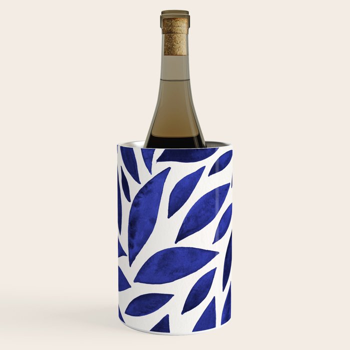 Diamond Leaves â Navy Wine Chiller Gallery Image 1
