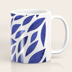 Diamond Leaves â Navy Coffee Mug Gallery Image 1