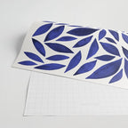 Diamond Leaves â Navy Wrapping Paper Gallery Image 2