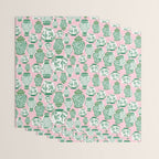 Chinoiserie Jars (Pink) Wrapping Paper Gallery Image 3