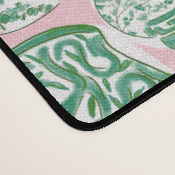 Chinoiserie Jars (Pink) Desk Mat Gallery Image 4