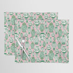 Chinoiserie Jars (Pink) Placemat Gallery Image 1