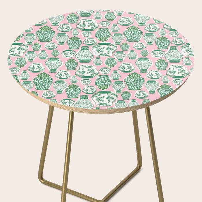Chinoiserie Jars (Pink) Side Table Gallery Image 2