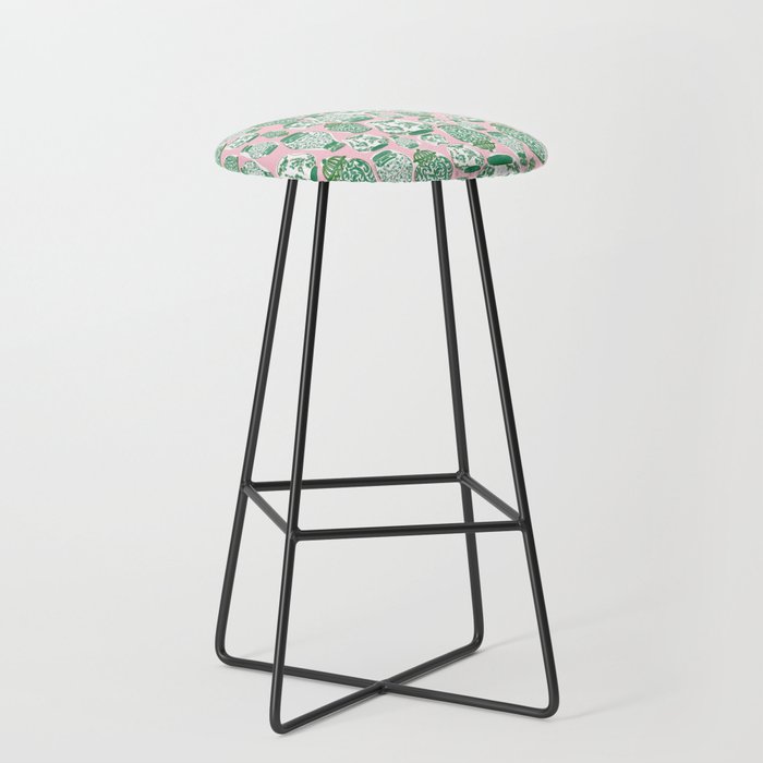 Chinoiserie Jars (Pink) Stool Gallery Image 1