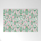 Chinoiserie Jars (Pink) Welcome Mat Gallery Image 1