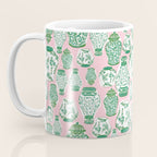 Chinoiserie Jars (Pink) Coffee Mug Gallery Image 3