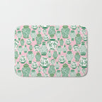 Chinoiserie Jars (Pink) Bath Mat Gallery Image 1