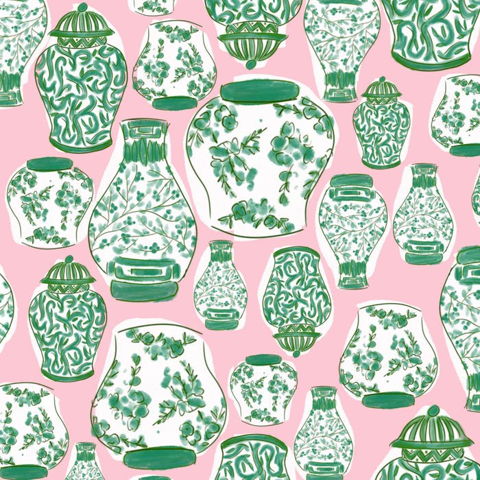 Chinoiserie Jars (Pink) Coffee Mug Gallery Image 2