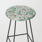 Chinoiserie Jars (Pink) Stool Gallery Image 2