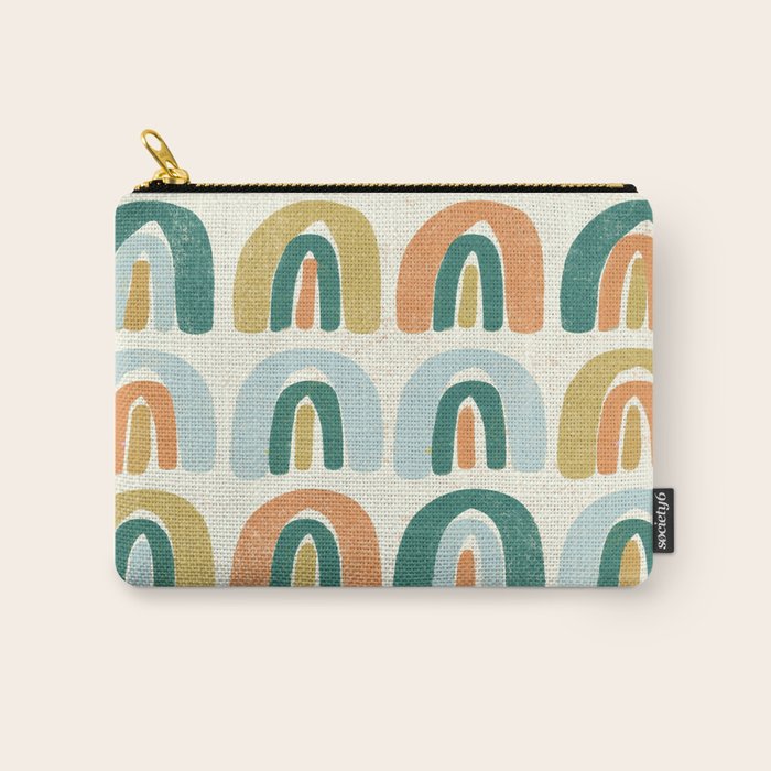 Abstract No.7 Carry All Pouch Gallery Image 1