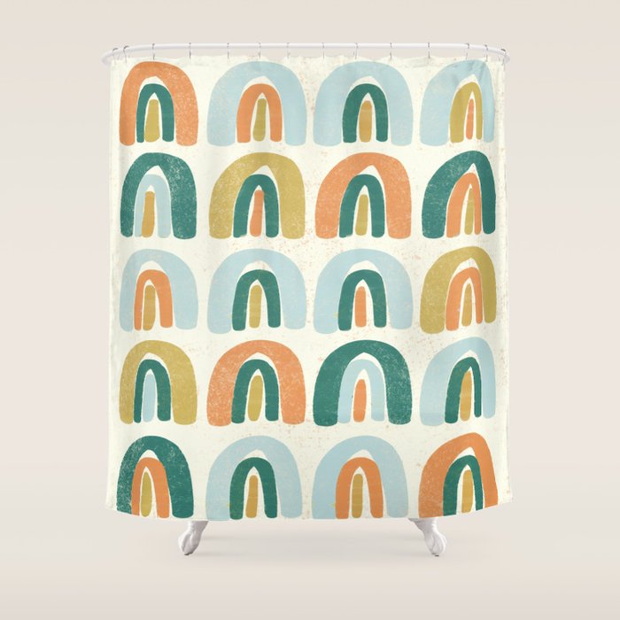 Abstract No.7 Shower Curtain Gallery Image 1