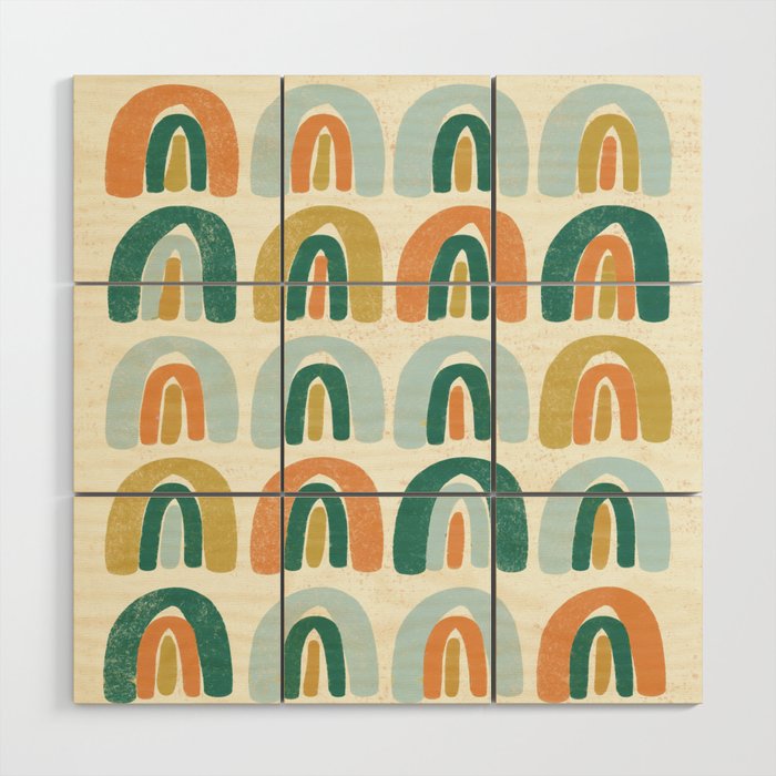 Abstract No.7 Wood Wall Art Gallery Image 1