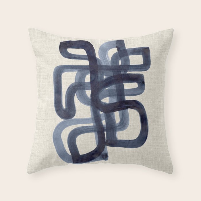 Blue Butterfly  Throw Pillow Gallery Image 6