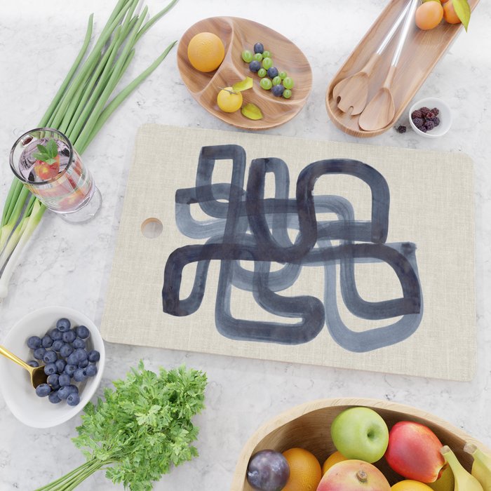 Blue Butterfly  Cutting Board Gallery Image 2
